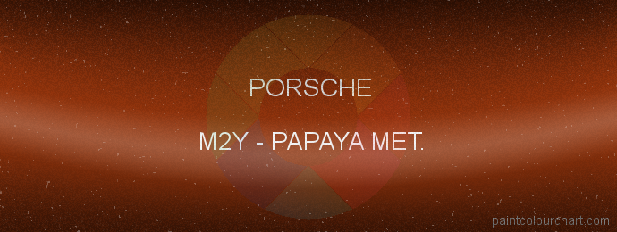 Porsche paint M2Y Papaya Met.