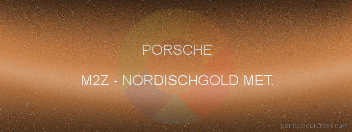 Porsche paint M2Z Nordischgold Met.