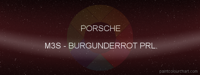 Porsche paint M3S Burgunderrot Prl.