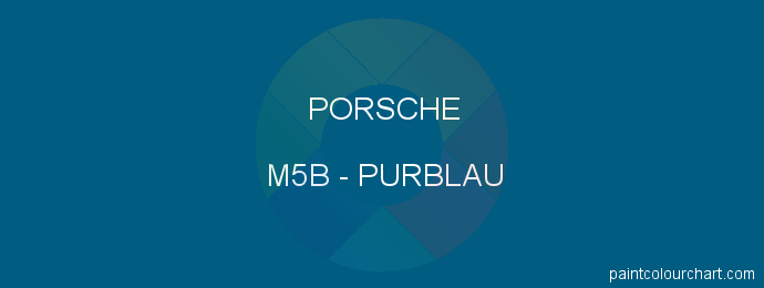 Porsche paint M5B Purblau