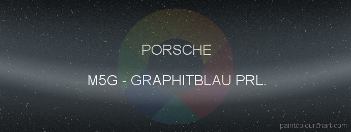 Porsche paint M5G Graphitblau Prl.