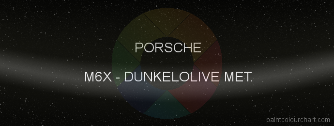 Porsche paint M6X Dunkelolive Met.