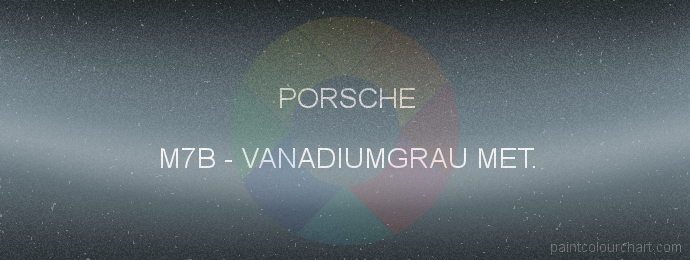 Porsche paint M7B Vanadiumgrau Met.