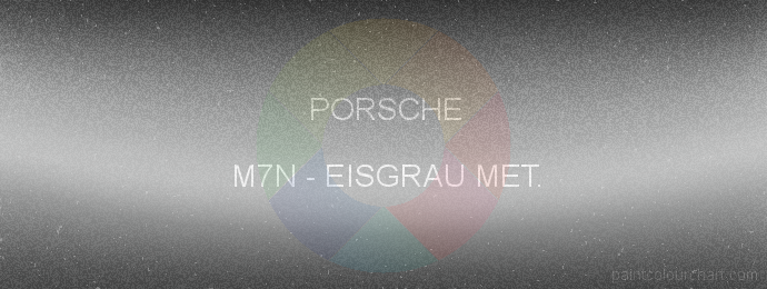 Porsche paint M7N Eisgrau Met.