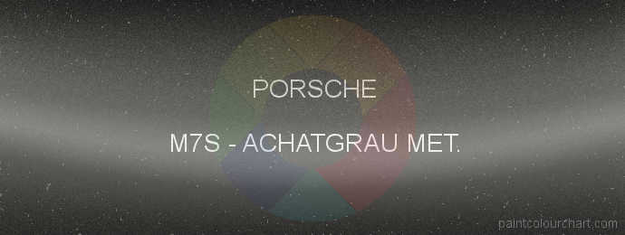 Porsche paint M7S Achatgrau Met.