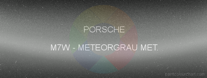 Porsche paint M7W Meteorgrau Met.
