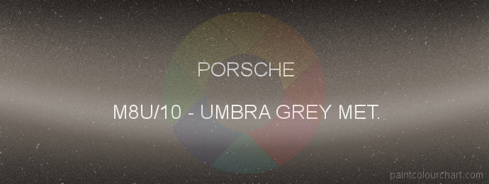 Porsche paint M8U/10 Umbra Grey Met.