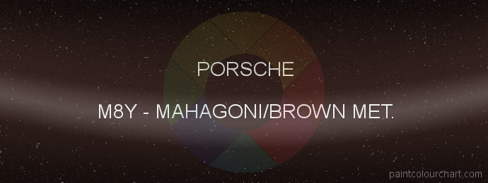 Porsche paint M8Y Mahagoni/brown Met.
