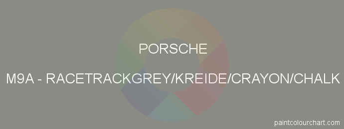 Porsche paint M9A Racetrackgrey/kreide/crayon/chalk