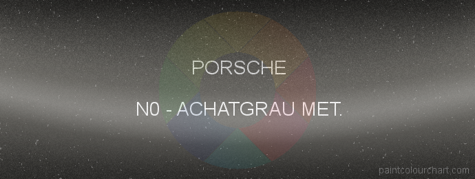 Porsche paint N0 Achatgrau Met.