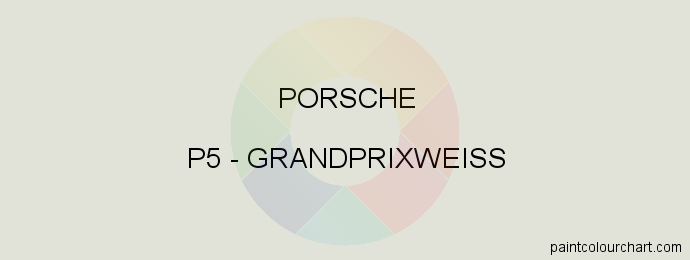 Porsche paint P5 Grandprixweiss