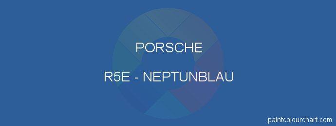 Porsche paint R5E Neptunblau