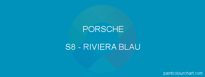 Porsche paint S8 Riviera Blau