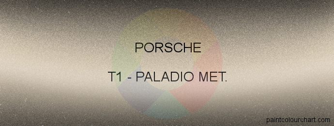 Porsche paint T1 Paladio Met.