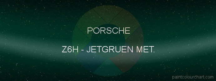 Porsche paint Z6H Jetgruen Met.