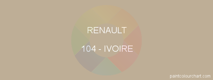 Renault paint 104 Ivoire