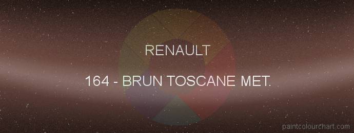 Renault paint 164 Brun Toscane Met.