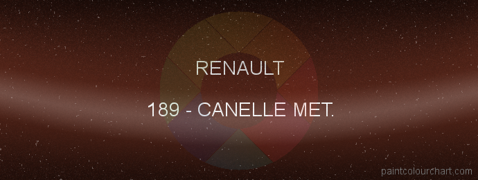 Renault paint 189 Canelle Met.