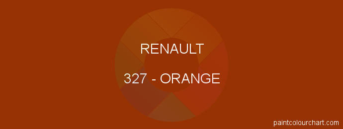 Renault paint 327 Orange