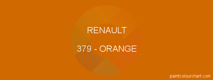 Renault paint 379 Orange