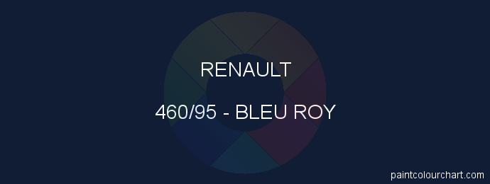 Renault paint 460/95 Bleu Roy