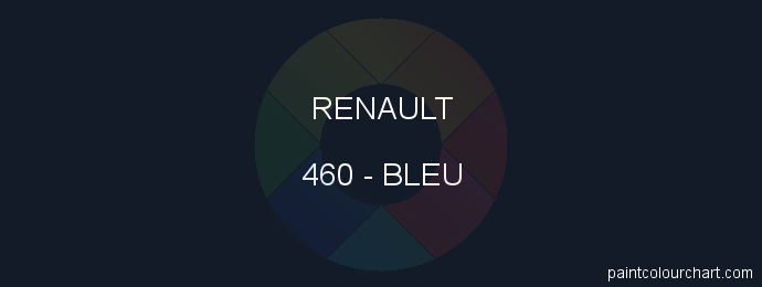 Renault paint 460 Bleu