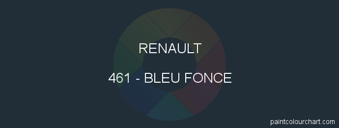 Renault paint 461 Bleu Fonce