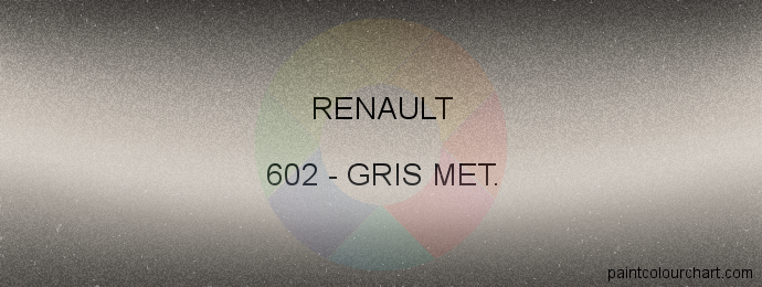 Renault paint 602 Gris Met.