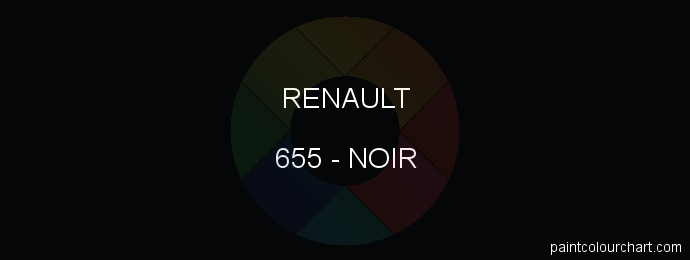 Renault paint 655 Noir