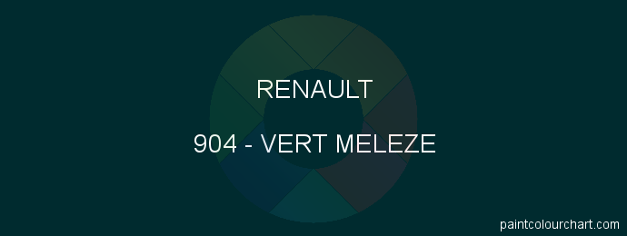 Renault paint 904 Vert Meleze