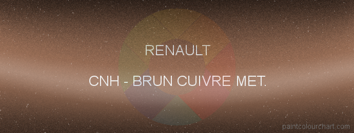 Renault paint CNH Brun Cuivre Met.