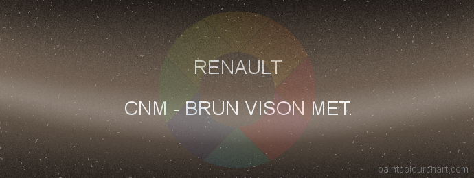 Renault paint CNM Brun Vison Met.