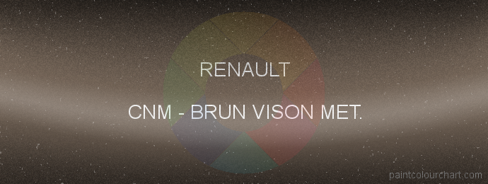 Renault paint CNM Brun Vison Met.