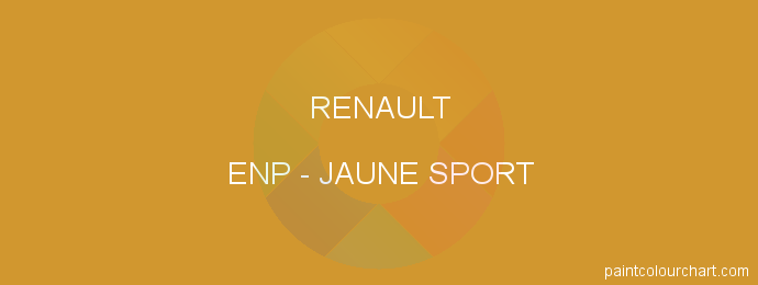 Renault paint ENP Jaune Sport