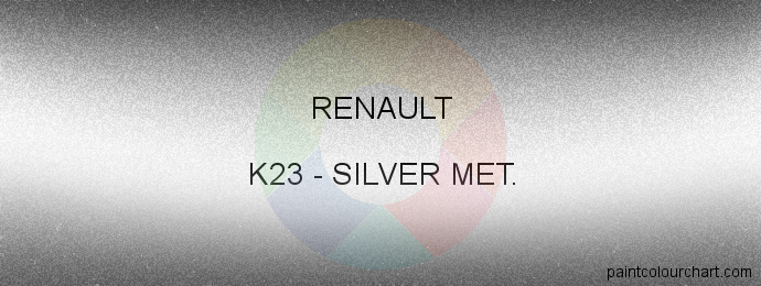 Renault paint K23 Silver Met.