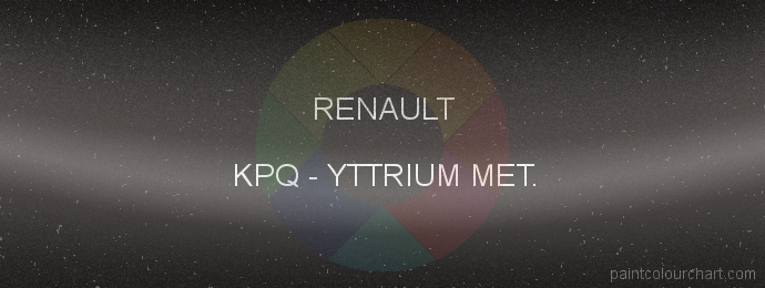 Renault paint KPQ Yttrium Met.