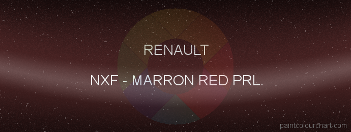 Renault paint NXF Marron Red Prl.