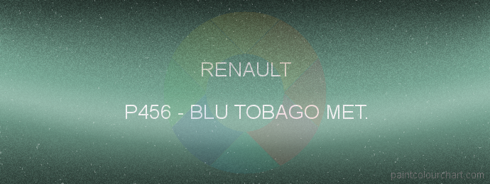 Renault paint P456 Blu Tobago Met.