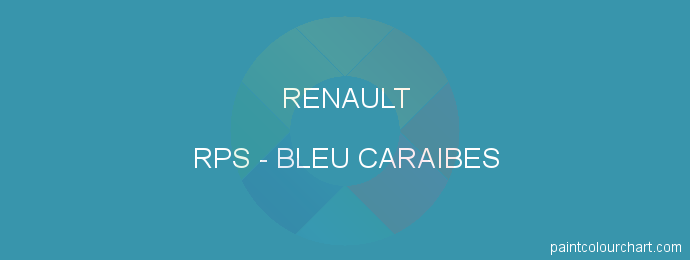 Renault paint RPS Bleu Caraibes