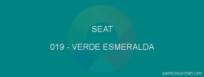 Seat paint 019 Verde Esmeralda