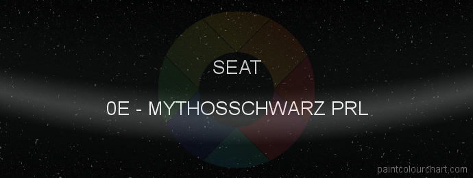 Seat paint 0E Mythosschwarz Prl