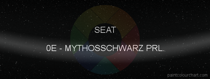 Seat paint 0E Mythosschwarz Prl.