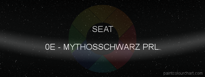 Seat paint 0E Mythosschwarz Prl