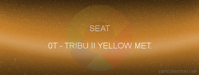 Seat paint 0T Tribu Ii Yellow Met.