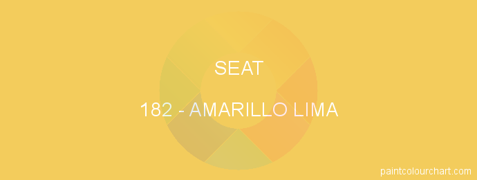 Seat paint 182 Amarillo Lima