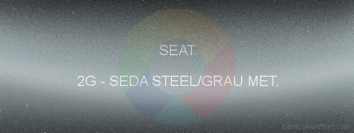 Seat paint 2G Seda Steel/grau Met.