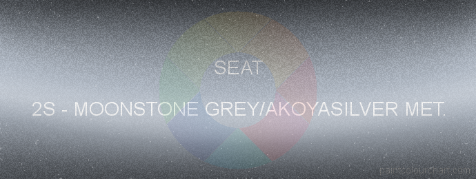 Seat paint 2S Moonstone Grey/akoyasilver Met.