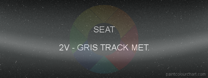 Seat paint 2V Gris Track Met.