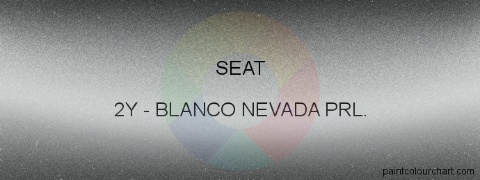 Seat paint 2Y Blanco Nevada Prl.