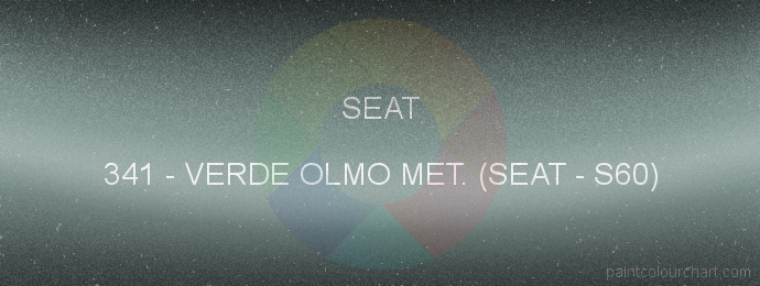 Seat paint 341 Verde Olmo Met. (seat - S60)